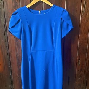 Blue Calvin Klein dress
